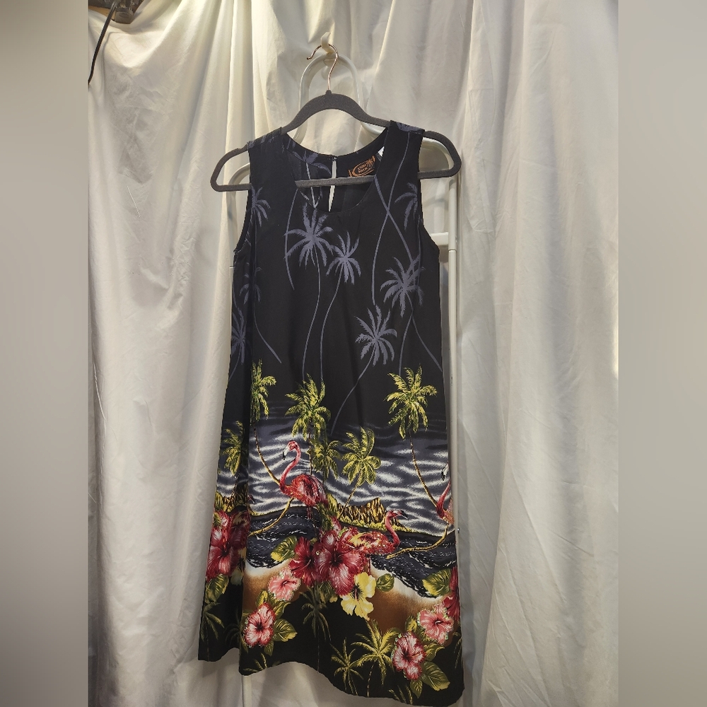 TIKI PALM DRESS